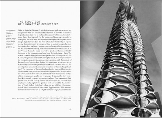 Páginas do livro “Digital Culture in Architecture”, de Antoine Picon