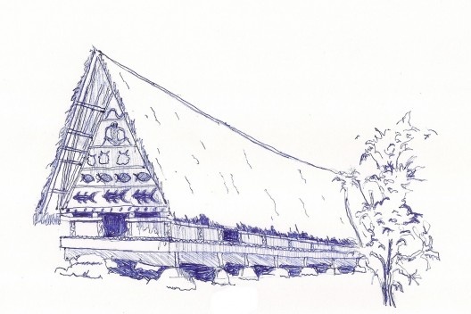 Casa Bai, República Palau, Oceano Pacífico