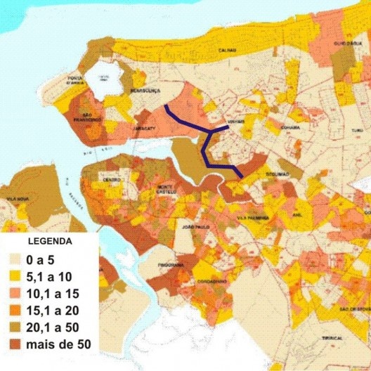 Figura 14a. Densidade Populacional (hab/ha)