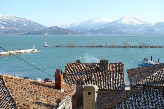 Vista do lago Egirdir. Egirdir, 2012