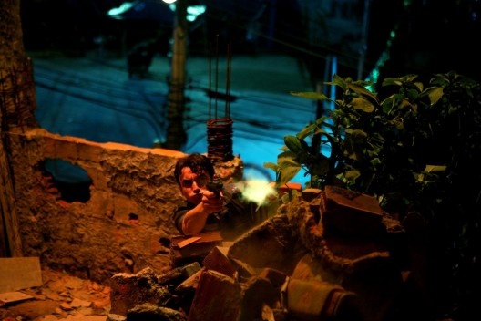 Cena do filme \"Tropa de Elite\", 2007