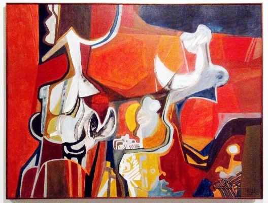 Sem título, acrílica sobre tela, 1992