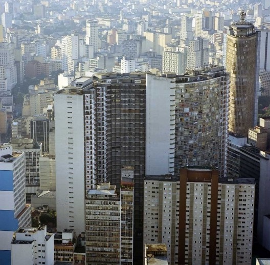 Vista aérea da cidade de São Paulo