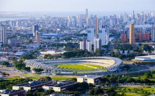 Estádio João Machado – ou “Machadão”, Natal. Arquiteto Moacyr Gomes, 1972.