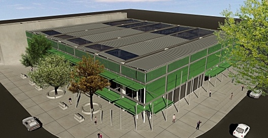 Vista externa do conjunto