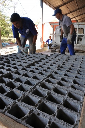 Usina de reciclagem em São Carlos