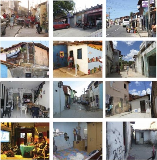 Imagens das casas removidas devido ao projeto do VLT