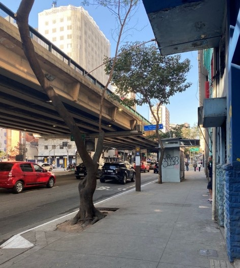 Elevado Presidente João Goulart, anteriormente como Elevado Presidente Costa e Silva, o Minhocão, São Paulo SP