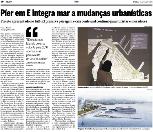 Zona Portuária: o Alfabeto do Píer