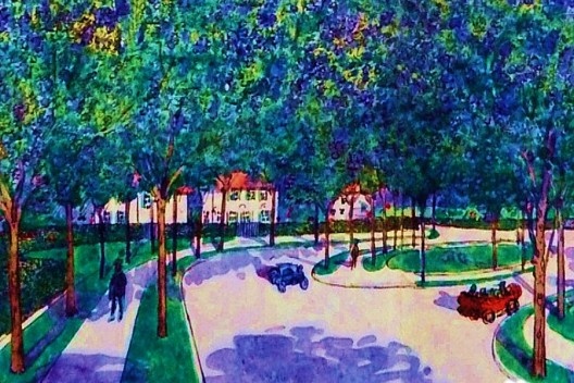 Forma urbana e arborização no século 20