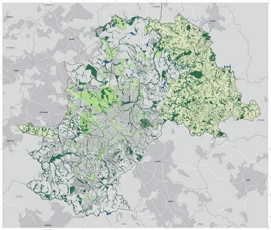 Mapa do Sistema de Espaços Livres (públicos e privados)