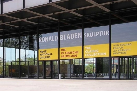 Neue Nationale Galerie, Berlim, do arquiteto Ludwig Mies van der Rohe, 1962-1968