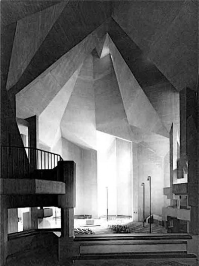 Interior da igreja de Neviges