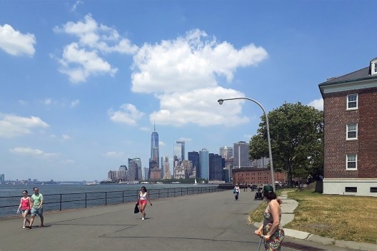 Vista da ilha para Manhattan
