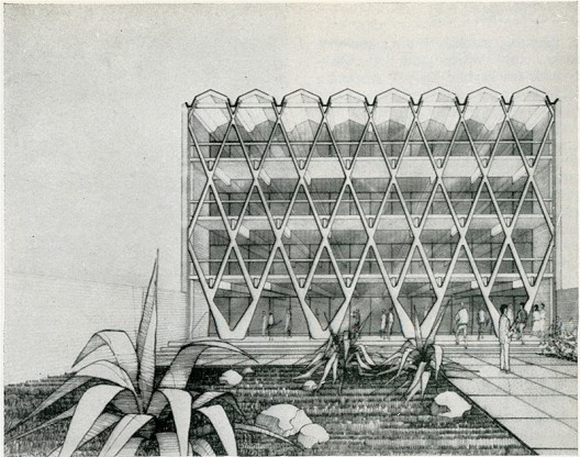 Enrico Tedeschi, Diego Franciosi e Roberto Azzoni, Faculdade de Arquitetura, Universidade de Mendoza, 1961-1963