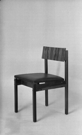 Cadeira para o restaurante da REFAP, Cláudio Araújo, 1962, Canoas-RS. Fabricação, Heinz Agte, Móveis Contemporâneos, Porto Alegre-RS