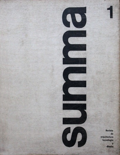 Capa Revista Summa n. 1, 1963