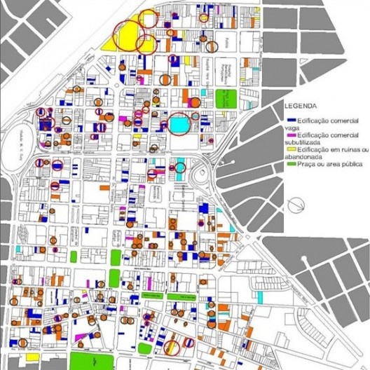 Mapa comparativo de Vacância, 2005 e 2014