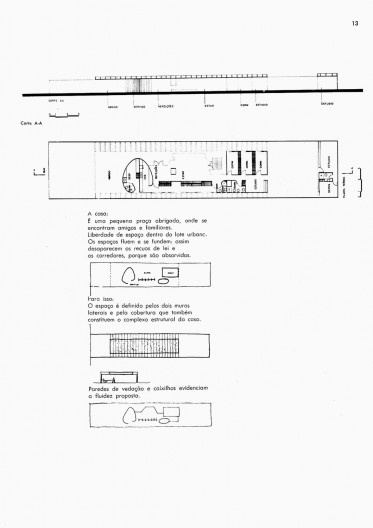 Croquis da Casa Chyio Hama, Acrópole, 1971