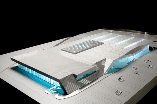 Mercabarna-Flor, maquete, Barcelona. WMA - Willy Müller Architects