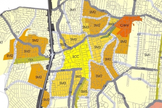 Fig. 2 – Zoneamento de Novo Hamburgo, no RS: Modelos espaciais produzidos nos grandes centros urbanos são replicados em municípios de menor porte
