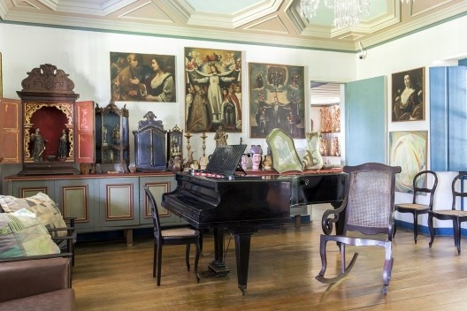 Casa de Roberto Burle Marx, sala de música, Sítio Santo Antônio da Bica, atualmente Sítio Roberto Burle Marx