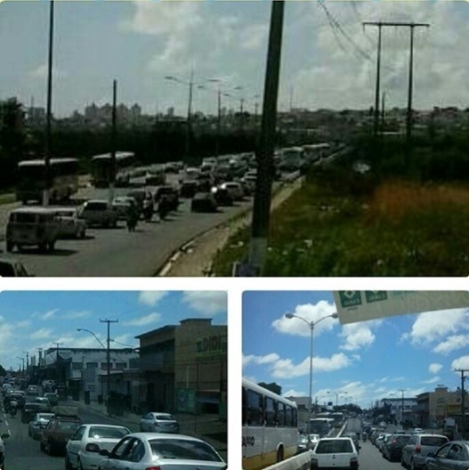 Congestionamentos na Ponte Igapó