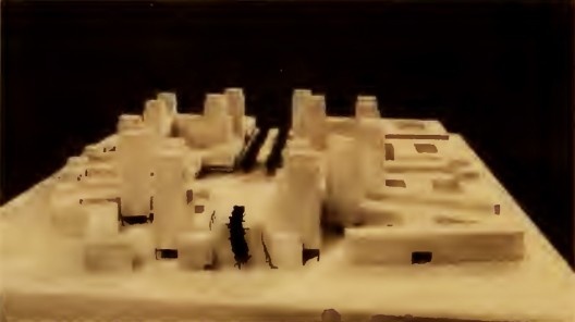 Donat Alfred Agache, Estudo em volume do conjunto dos Buildings que circundariam a praça do Castelo, 1930