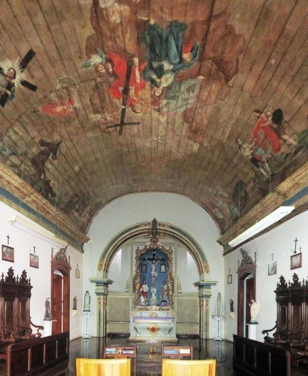 Capela privativa das freiras no Mosteiro da Luz, São Paulo SP, Brasil