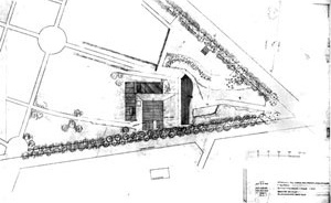 Sigürd Lewerentz, Igreja de São Pedro, Klippan, planta de situação