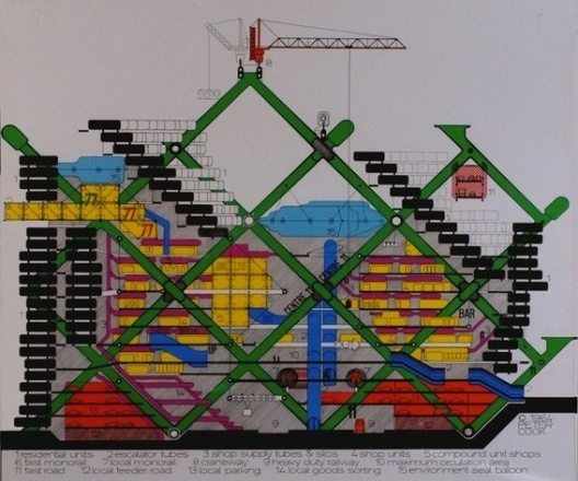 Plug-in City, Archigram, Peter Cook
