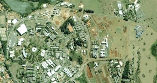 Concurso Internacional para Projeto Arquitetônico do Museu Exploratório de Ciências da Unicamp, implantação, 2º lugar. Arquitetos Tomohiko Amemiya, Hiroki Inutsuka e Mitsuru Hamada, 2009