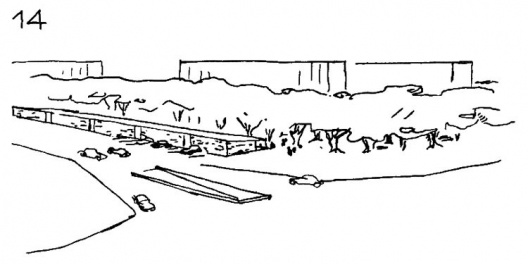 Esboço da superquadra, Lucio Costa