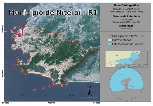 Localização do município de Niterói