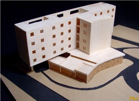 Pavilhão Suíço, Paris, 1931 - 1935. Arq. Le Corbusier.