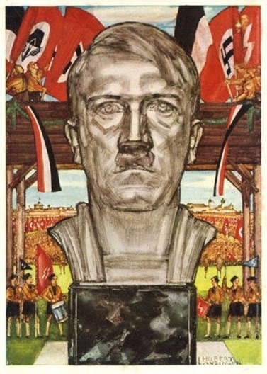 Hubert Lanzinger, cartaz para o 6º Congresso do Partido Nazista, 1936