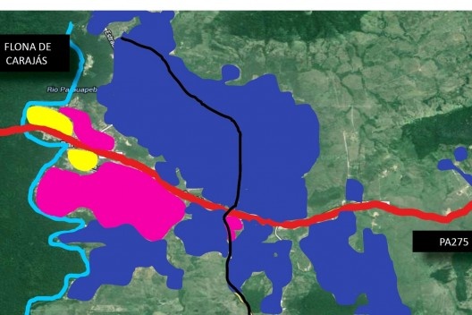 Esquema atual da organização espacial de Parauapebas