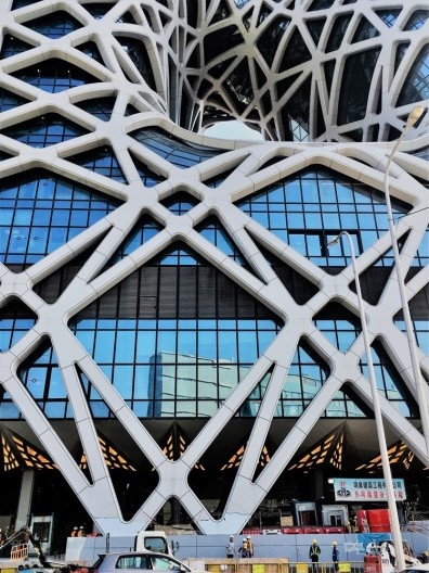 Macau, Fachada do Morpheus Hotel , projeto de Zaha Hadid