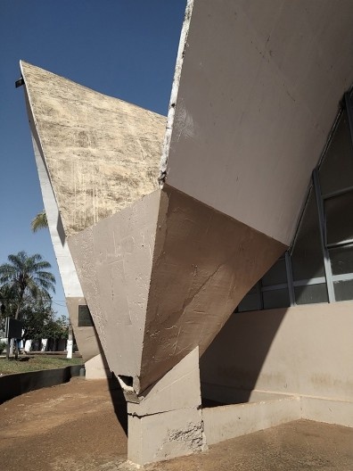 Centro Cívico de Miguelópolis, Miguelópolis SP, anos 1970. Arquiteto José Luiz Leporace Silva
