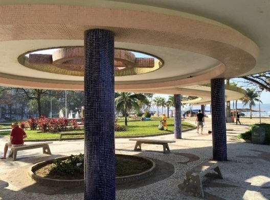 Praça do Boqueirão, a mandala, Santos, 03/09/2016