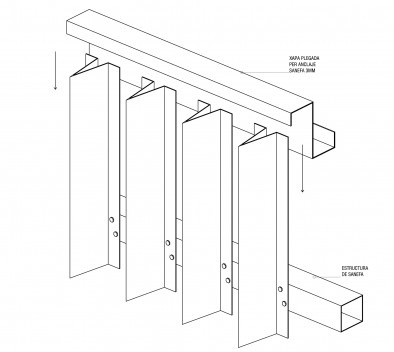 Mercabarna-Flor, detalhe do brise, Barcelona. WMA - Willy Müller Architects