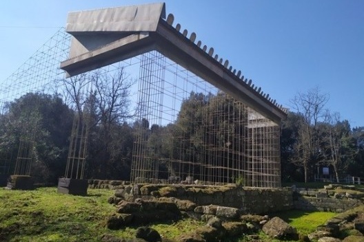 Ruínas do templo etrusco de Apollo a Veio, em Roma