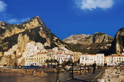 Alexandrina Mori em Amalfi, Itália, 1995