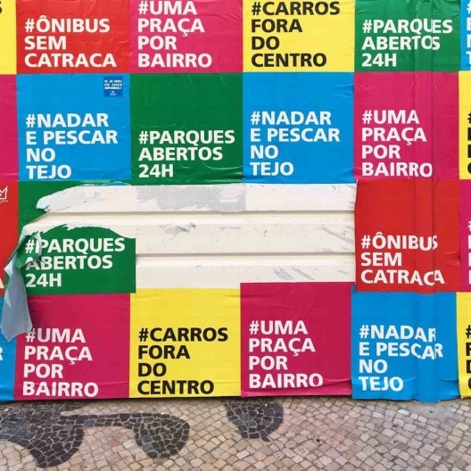 Cartaz na Rua Augusta, outubro de 2017