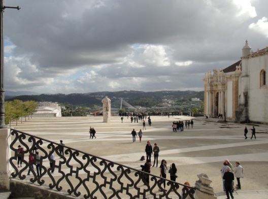 Vista da Via Latina para o rio Mondego, Coimbra