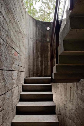 Casa Ariosto Martirani, escada, 1969