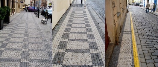 Calçamento em Praga