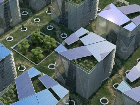 Complexo autossuficiente GEODA 2055. Luis De Garrido. España. 2010