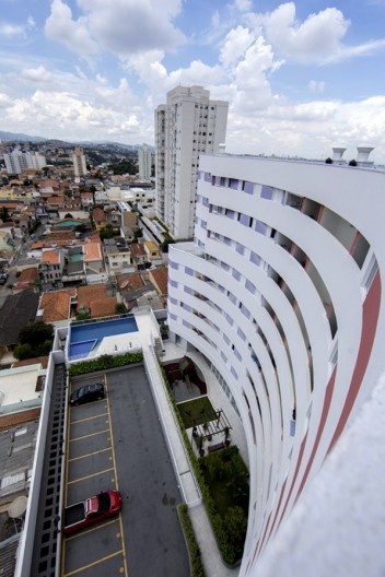 Nova vista a partir do apartamento 1 de um dos últimos andares