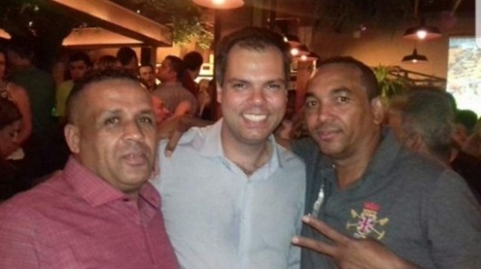 Bruno Covas e Ananias (à esquerda)